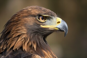 Obraz premium Aquila crysaetos, the Golden Eagle. Generative AI