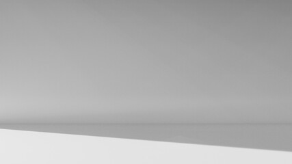  minimal rooms and walls with lighting effects in 3d rendering