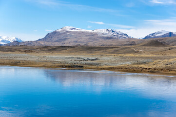 View of Altay mountains in the autumn