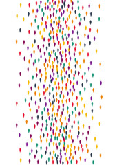 Orange Foliage Vector White Background. Bright Confetti Scattered Backdrop. Botany Leaf Template. Red Leaf Pattern.