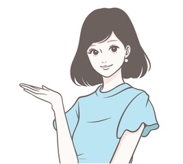 女性のイラスト素材