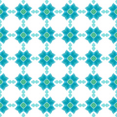 Oriental arabesque hand drawn border. Green