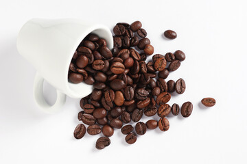 Roasted coffee beans