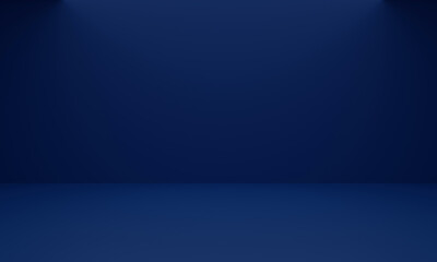 Blue room in the 3d. Background