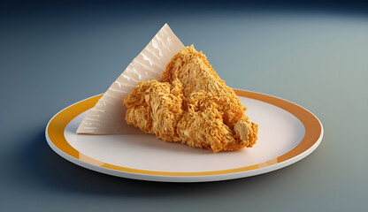 fried chicken wings on a plate