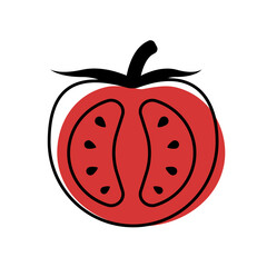 tomato colorful icon 
