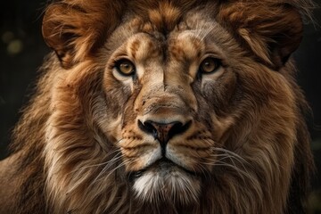 Fototapeta premium lion. Generative AI