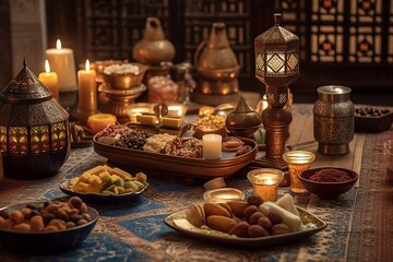 Fototapeta na wymiar ramadan Iftar