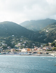 italian village by the ligurian coast