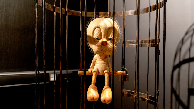 Moscow, Russia August 23, 2022: Banksy Exhibition in Moscow