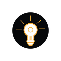Light bulb symbol vector design illustration Free Vector