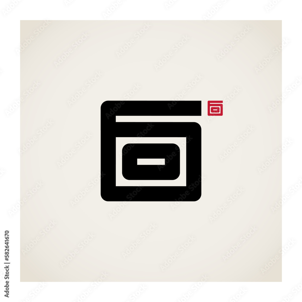 Poster 60 - logo or design element or icon with numbers 6 and 0. logotype with numbers six and zero, looks 