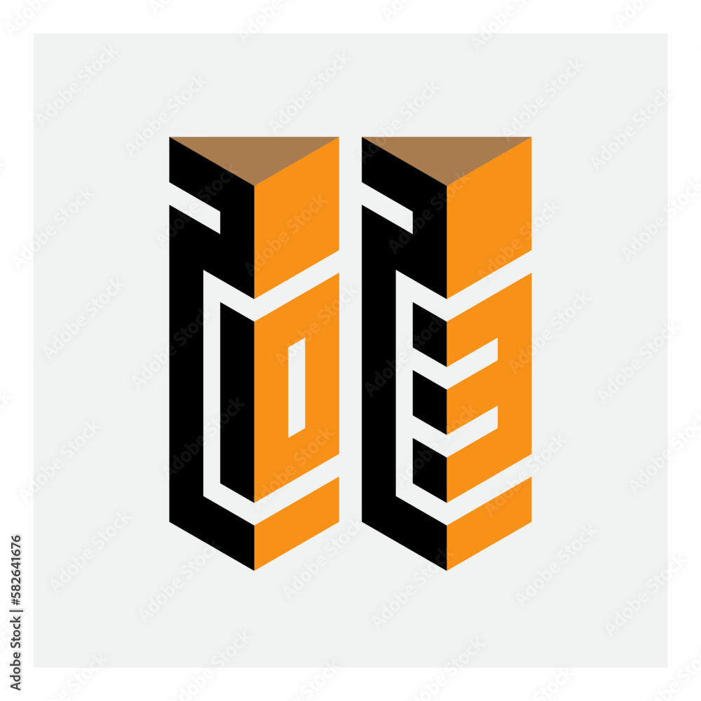 Poster 2023. 3d logo with number 20 and 23. vector design element or logotype.