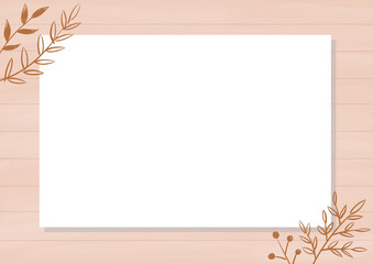 葉っぱの背景　木目の背景　葉　木目　フレーム
タイトル変更