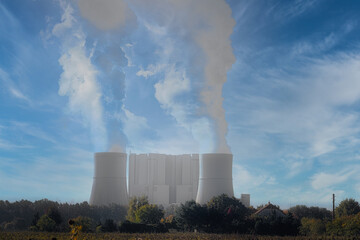 Braunkohlekraftwerk Schwarze Pumpe Lausitz - Power Plant - Kohlekraftwerk