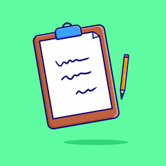clipboard vector for working vector, illustration, flat icon
