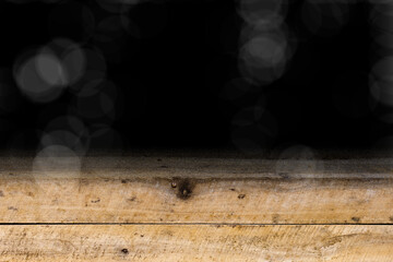 Black background old wood  dark design