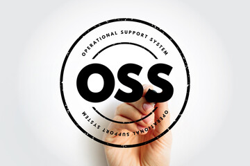 OSS Operational Support System - computer systems used by telecommunications service providers to...