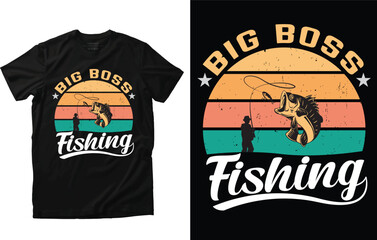Fishing T-shirt Design