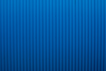 pattern of blue Corrugated Metal Sheet texture surface for roofing. Background and banner concept