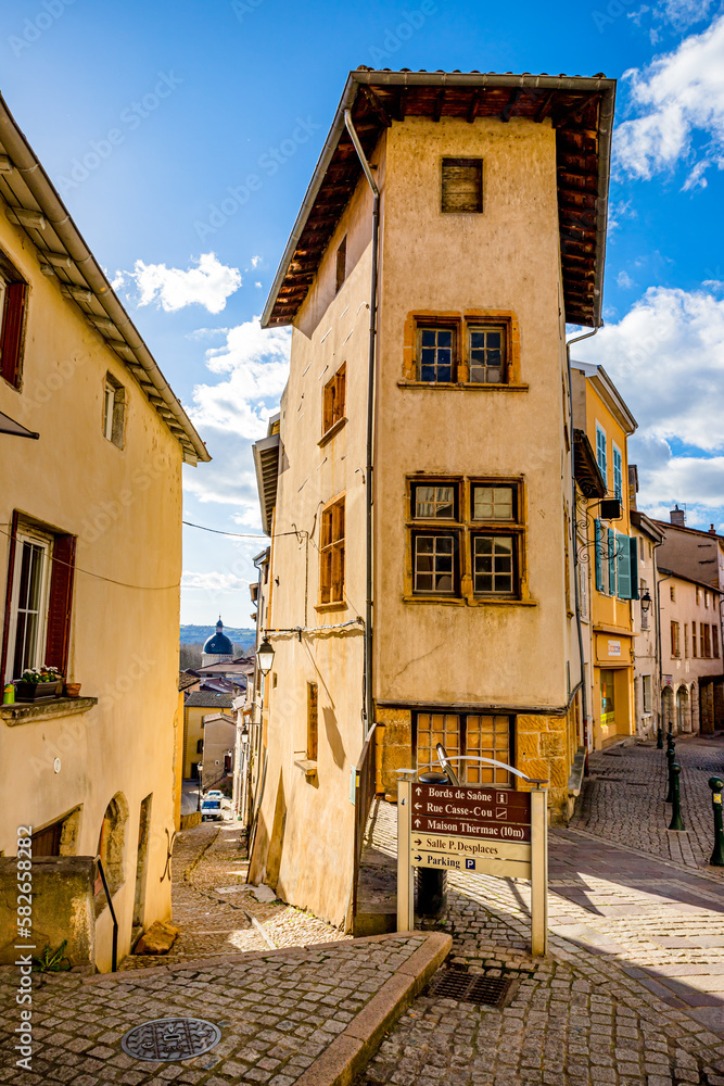 Poster Dans les rues de Trévoux