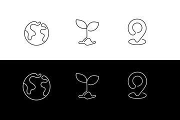 Plant-Based Product Icon: Natural and Healthy Living. Vector editable stroke icon.