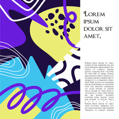 Maximalism Abstract Design Tamplate Layout Page