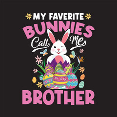 happy easter card with bunny