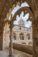 Fototapeta na wymiar Hieronymites Monastery, Mosteiro dos Jeronimos, in Lisbon, Portugal