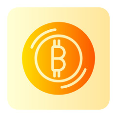 bitcoin gradient icon