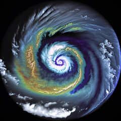 Tropical cyclone formation in troposphere