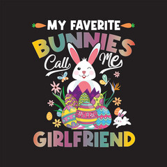 happy easter card with bunny