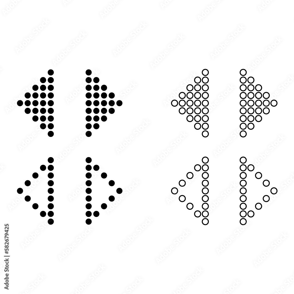 Poster set of swipe up internet button, online web design arrow move icon, vector illustration