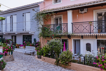 Old Village area of Moraitika, Corfu Island, Greece