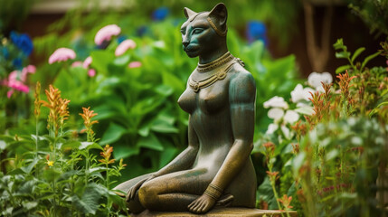 Egyptian Goddess Bastet - Goddess of cats, protection, and fertility