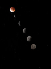 A couple of shots of the lunar eclipse in 2022 as seen from the Northern Beaches of Sydney in Australia