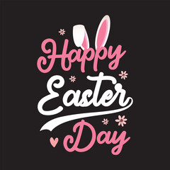 happy easter day T shirt design graphic