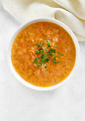 Cabbage (sauerkraut) soup