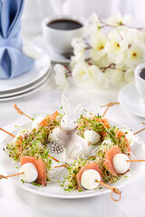 Easter table appetizer