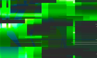 Obraz premium Digital abstract graphic artwork. Vibrant glitch texture. Artwork with deconstructed shapes and graphics elements.