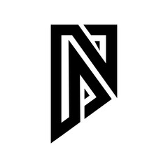 Obraz premium letter N professional logo