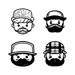 Get ready to chop down some cuteness with our kawaii lumberjack head collection. Each one Hand drawn with love, these illustrations are sure to add some woodsy charm to your project
