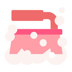 toilet brush hygiene icon