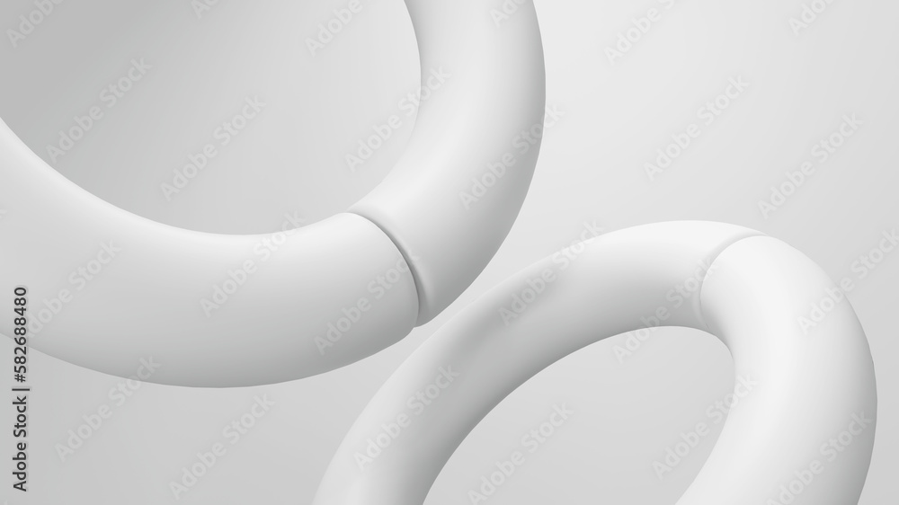 Poster abstract minimal 3d rendering, bright geometric background with cubes, objects, forms. modern backgr