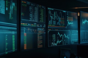 Stock market monitors, generative AI
