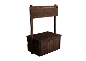 stylized 3d promotion stand design