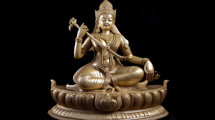 Hindu Goddess Saraswati - Goddess of knowledge and arts
