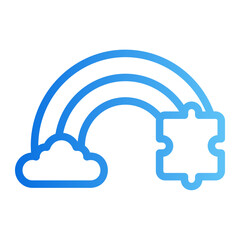 autism gradient icon