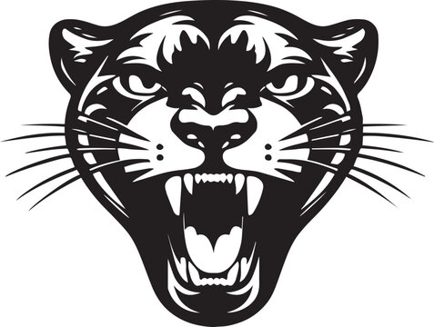 Panther head Vector Illustration, EPS