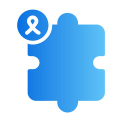 autism day gradient icon